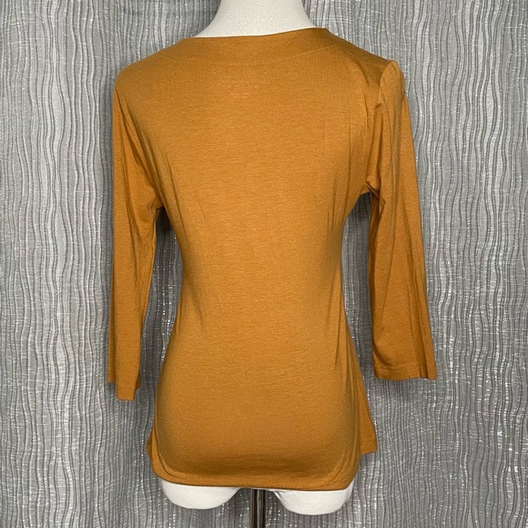 Soft Surroundings Pima Cotton Alyssa surplice top - Picture 5 of 7